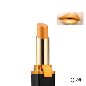 BIOAQUA Brand Glitter Shimmer Gold Lipstick